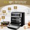 Costway 13.7QT Air Fryer Toaster Oven 1700W Dehydrator Rotisserie w/ Accessories